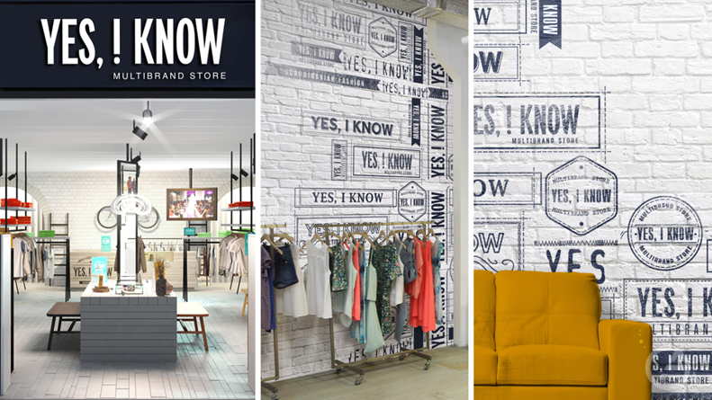 "YES, I KNOW" - оригинальный проект магазины модной одежды - GrandActive
