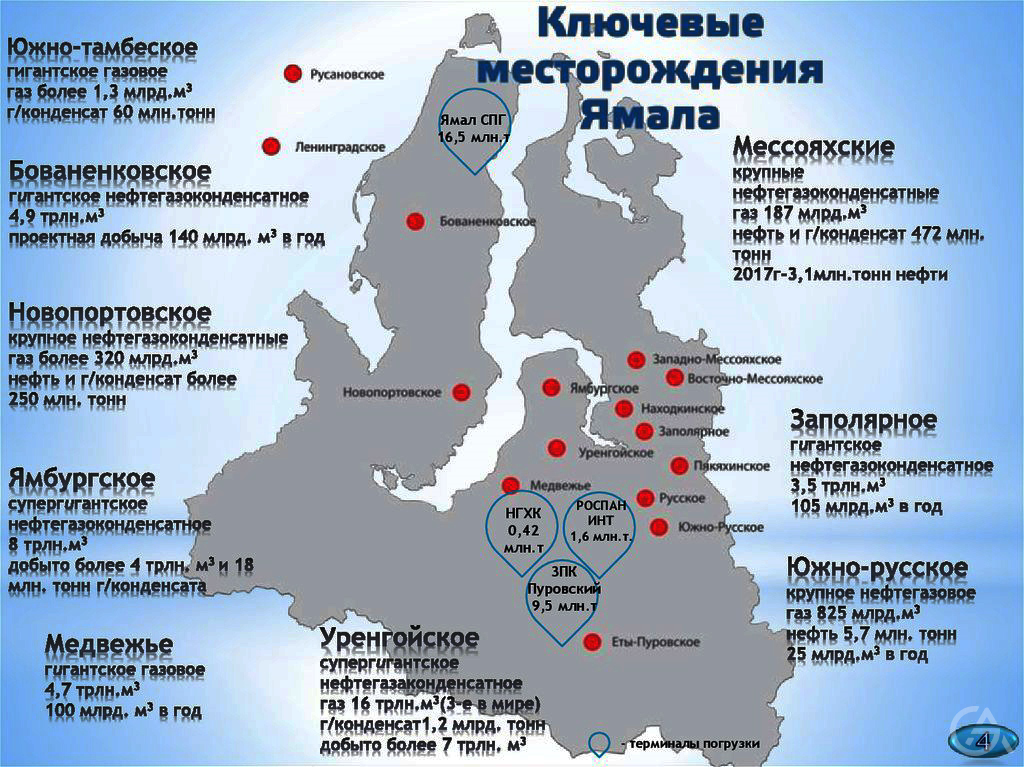 Крайнее месторождение карта