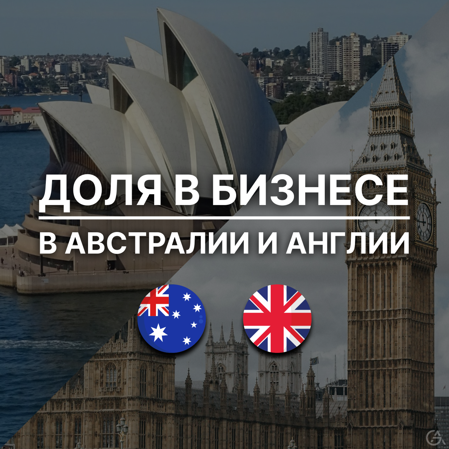 Доля в работающем Австралийско-Британском интернет бизнесе. - GrandActive