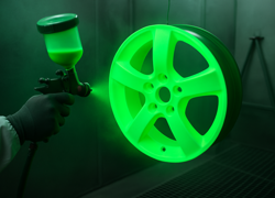 Мастерская по покраске автомобильных дисков светящейся краской - GrandActive