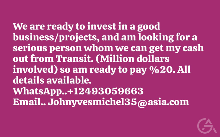 Мы готовы инвестировать в перспективный бизнес/проекты, - GrandActive