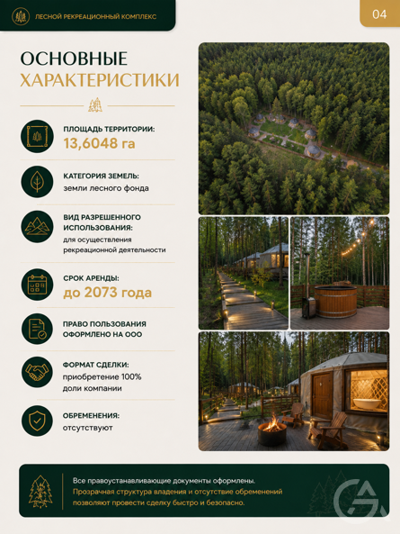 База отдыха + 13,6 га для развития - GrandActive