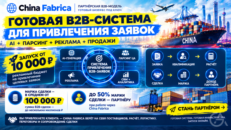 Запуск собственного интернет бизнеса на поставках из Китая  - GrandActive