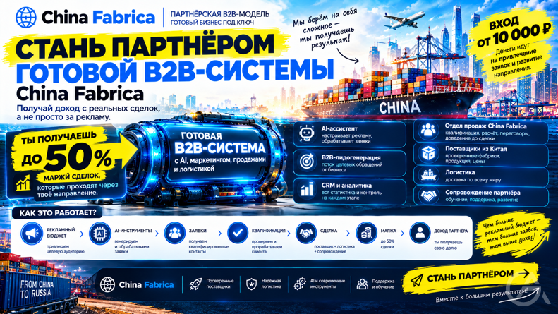 Запуск собственного интернет бизнеса на поставках из Китая  - GrandActive