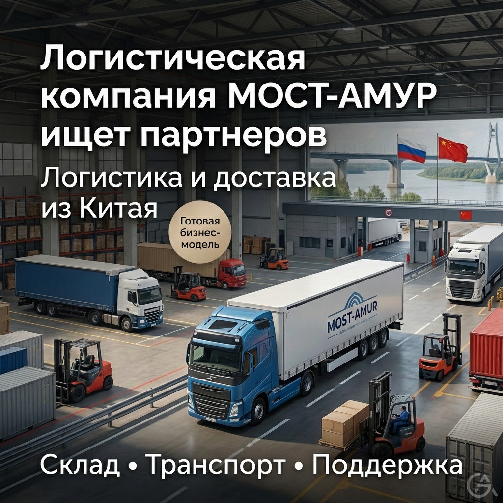 Ищем партнеров в таможенно-логистическую компанию "Мост Амур" - GrandActive