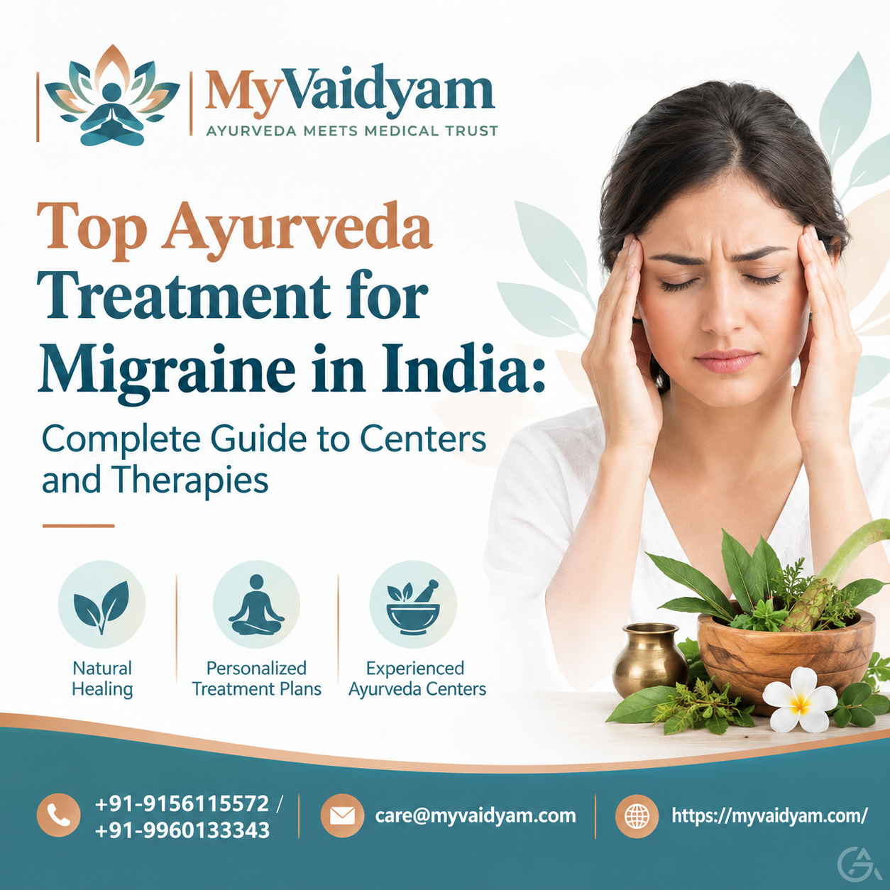 Top Ayurveda Treatments for Migraine in India - GrandActive